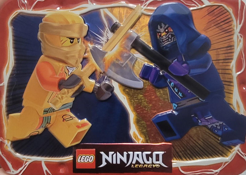 LEGO NINJAGO Arin vs. Wolf Mask Guard metal box (112404-1) LEGO