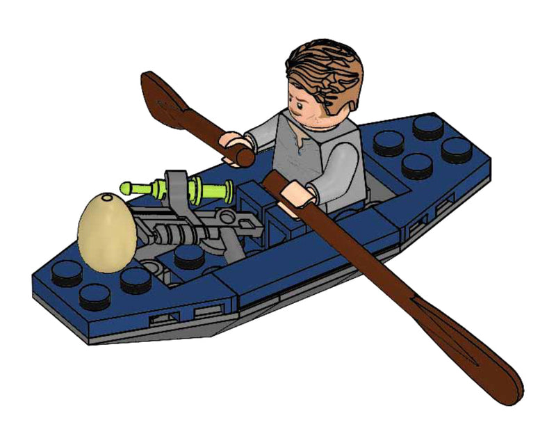 LEGO Jurassic World Owen with Kayak foil pack (122007-1) LEGO