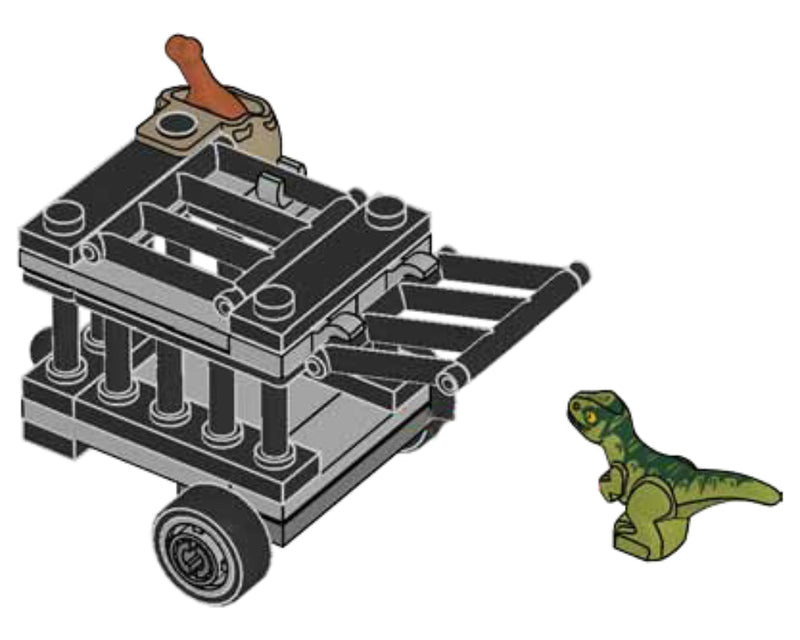 LEGO Jurassic World Baby Dino Transport foil pack (122010-1) LEGO