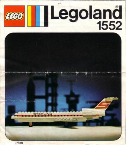 LEGO LEGOLAND Sterling Boeing 727 (1552-2) LEGO