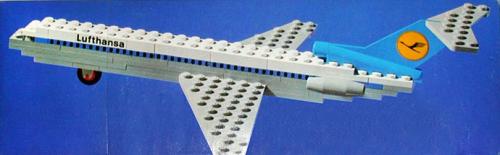 LEGO LEGOLAND Lufthansa Boeing 727 (1560-2) LEGO