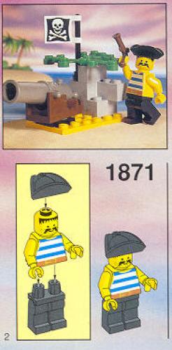 LEGO Pirates Pirates Cannon (1871-1) LEGO