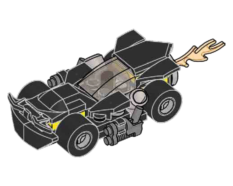 LEGO Super Heroes Batmobile foil pack #1 (212219-1)