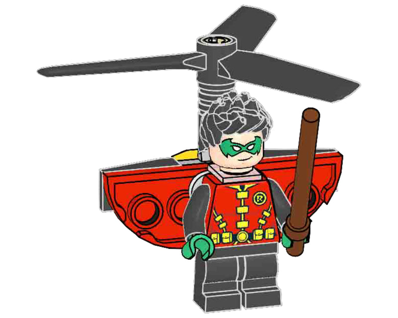 LEGO Super Heroes Robin foil pack #3 (212221-1)