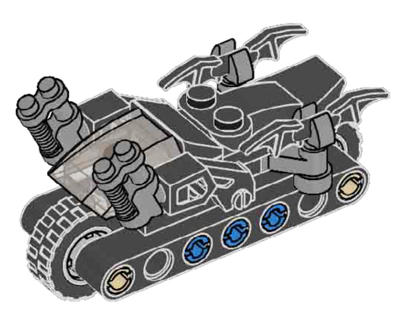 LEGO Super Heroes Batcycle foil pack (212222-1)