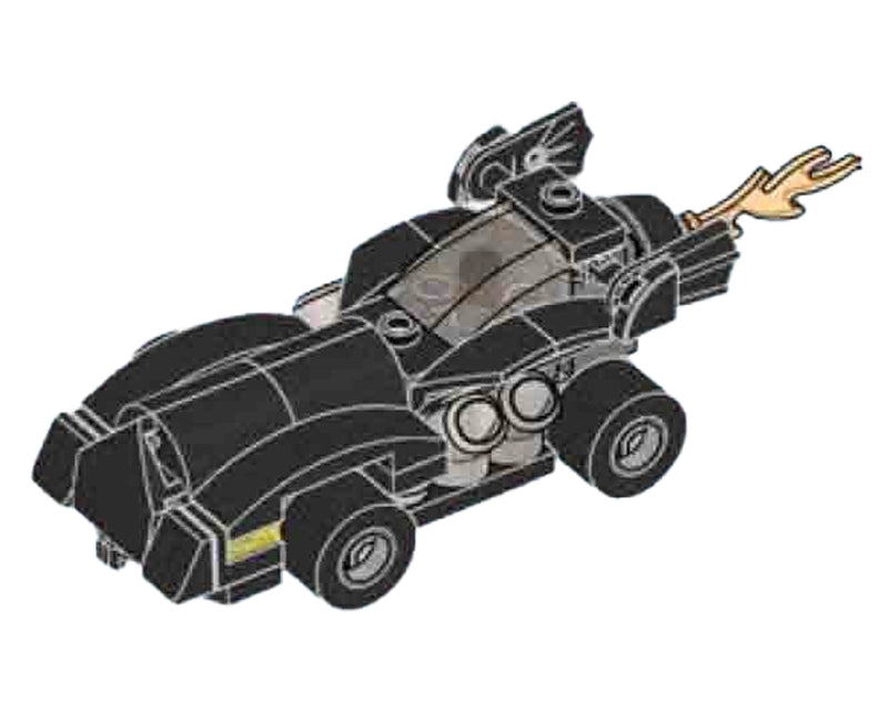 LEGO Super Heroes Batmobile foil pack #2 (212223-1)