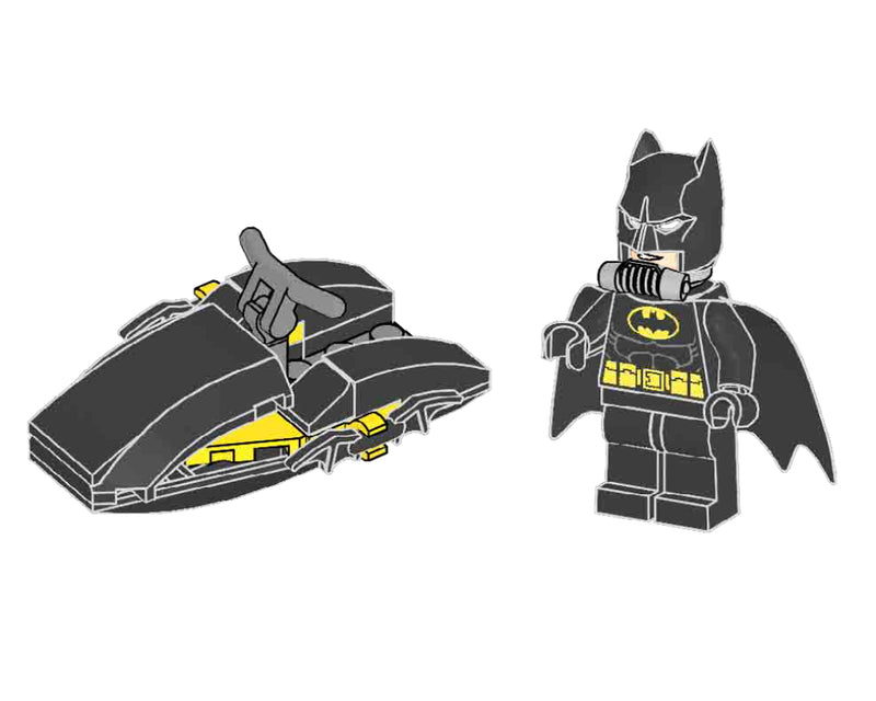 LEGO Super Heroes Batman with Jet Ski foil pack (212224-1)