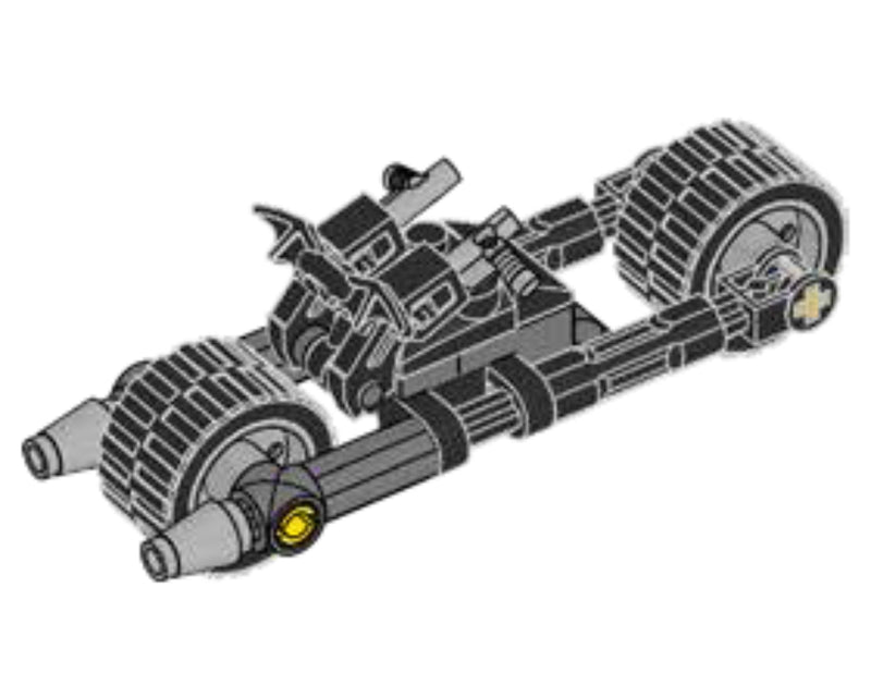LEGO Super Heroes Batcycle paper bag (212325-1)