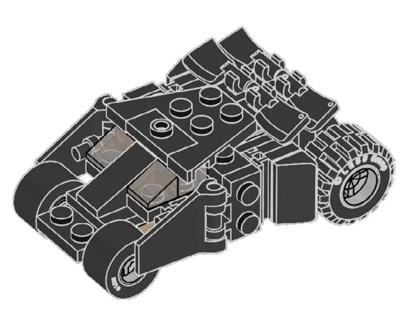 LEGO Super Heroes Batmobile Tumbler paper bag (212328-1)