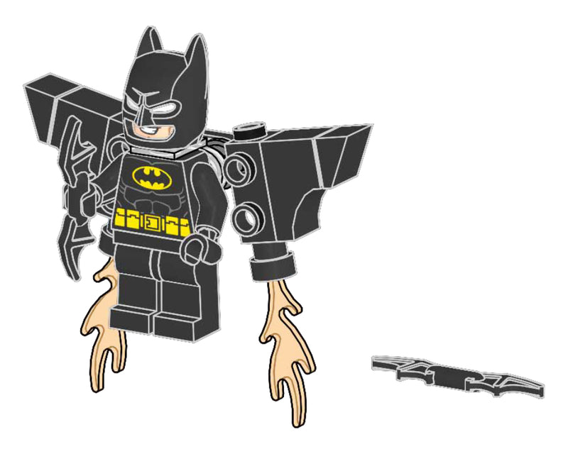 LEGO Super Heroes Batman with Jetpack paper bag #1 (212402-1)