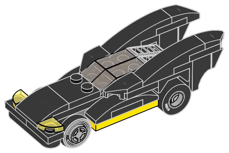 LEGO Super Heroes Batmobile paper bag (212403-1)