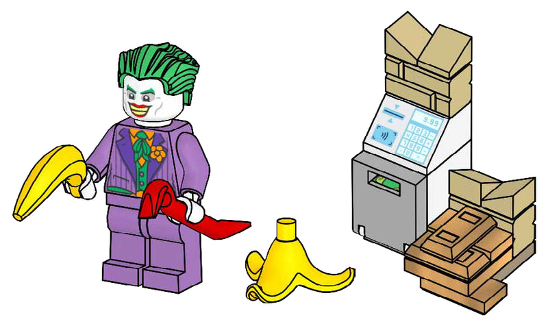 LEGO Super Heroes The Joker with ATM paper bag (212405-1)