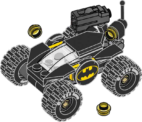 LEGO Super Heroes Off-Road Batmobile paper bag (212501-1)