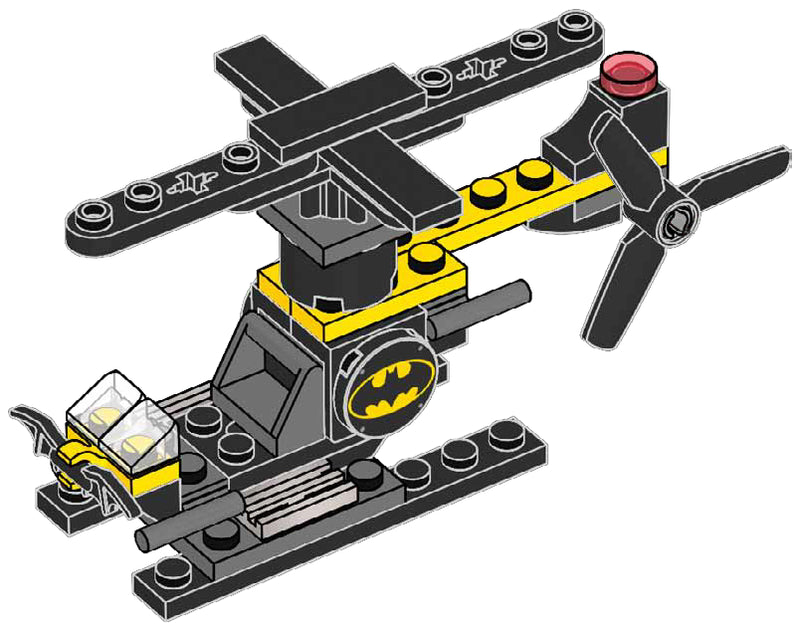 LEGO Super Heroes Batcopter paper bag (212502-1)