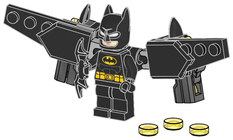LEGO Super Heroes Batman with Jetpack paper bag #2 (212503-1)
