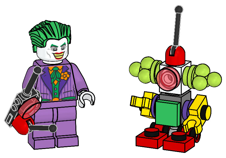 LEGO Super Heroes The Joker with Robot paper bag (212505-1)