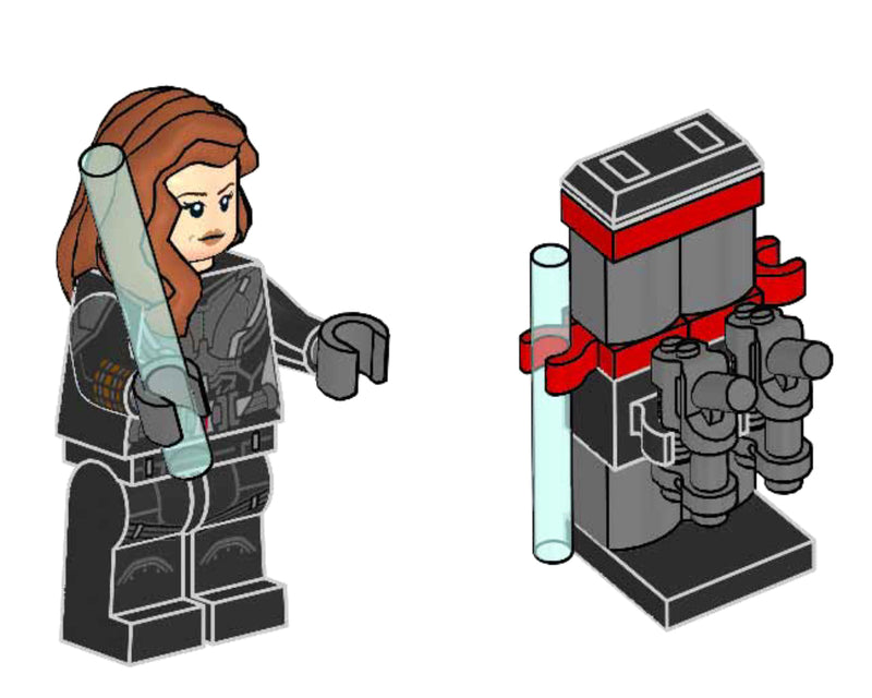 LEGO Super Heroes Black Widow foil pack (242109-1)