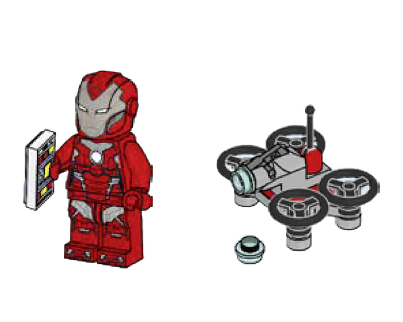 LEGO Super Heroes Rescue with Drone paper bag (242217-1)