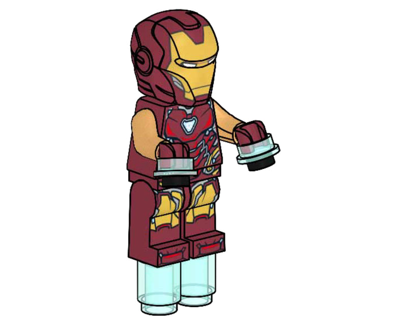 LEGO Super Heroes Iron Man paper bag #1 (242320-1)