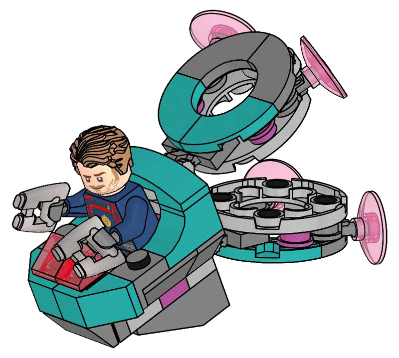 LEGO Super Heroes Star-Lord paper bag (242402-1)