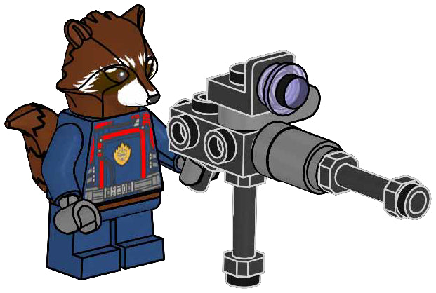 LEGO Super Heroes Rocket Raccoon paper bag (242404-1)