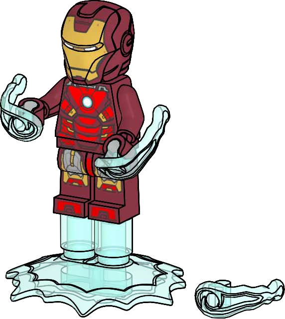 LEGO Super Heroes Iron Man paper bag #2 (242406-1)