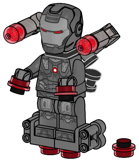 LEGO Super Heroes War Machine paper bag #2 (242502-1)