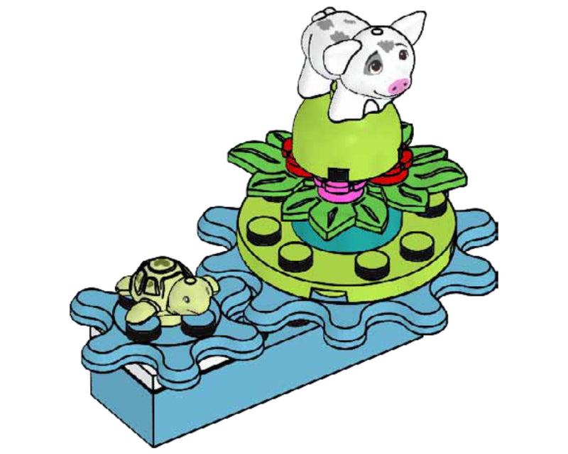 LEGO Disney Pua Pig and Turtle foil pack (302008-1)