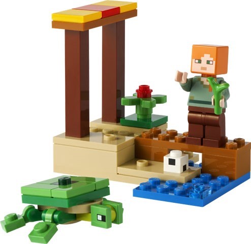 LEGO Minecraft The Turtle Beach polybag (30432-1)