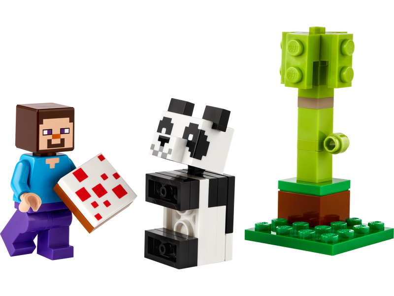 LEGO Minecraft Steve and Baby Panda polybag (30672-1)