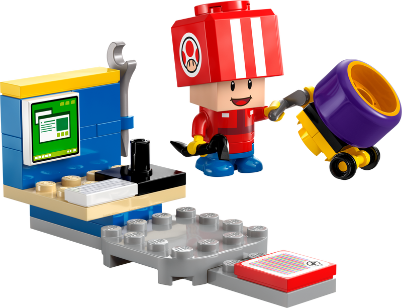 LEGO Super Mario Toad (Pit Crew) paper bag / polybag (30702-1)