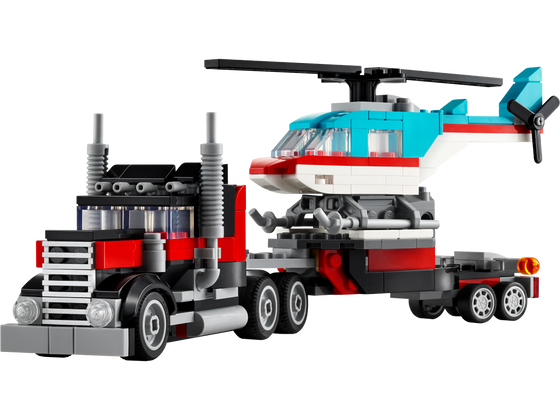 LEGO Creator Flatbed Truck with Helicopter (31146-1)