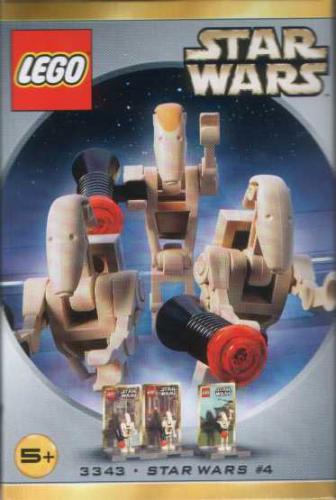 LEGO Star Wars Star Wars #4 - Battle Droid Minifigure Pack (3343-1)