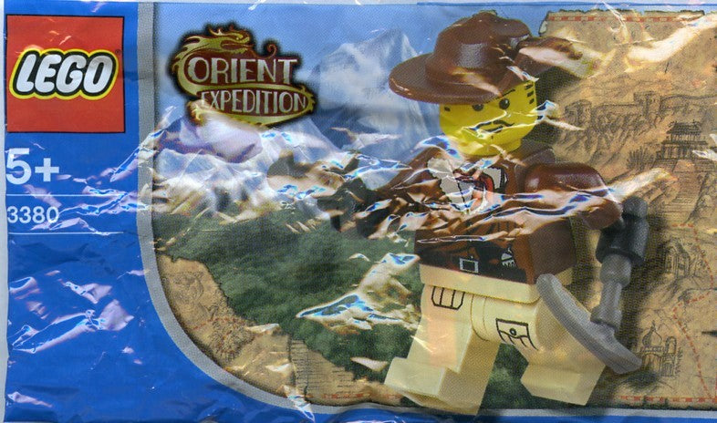 LEGO Adventurers Johnny Thunder, Chupa Chups Promotional polybag (3380-1)