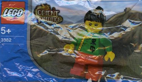 LEGO Adventurers Jing Lee the Wanderer, Chupa Chups Promotional polybag (3382-1)