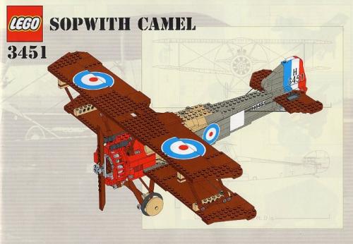 LEGO Sculptures Sopwith Camel (3451-1)