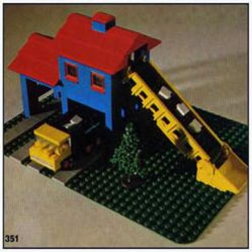 LEGO LEGOLAND Loader Hopper with Truck (351-1)
