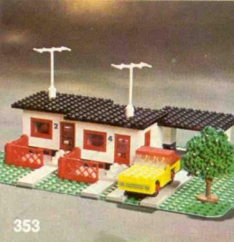 LEGO LEGOLAND Terrace House with Car and Garage (353-1)
