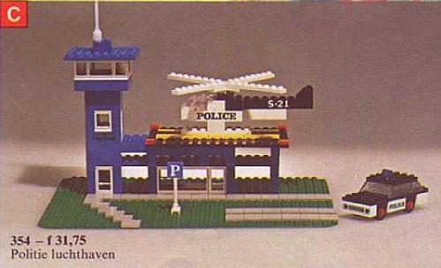 LEGO LEGOLAND Police Heliport (354-1)