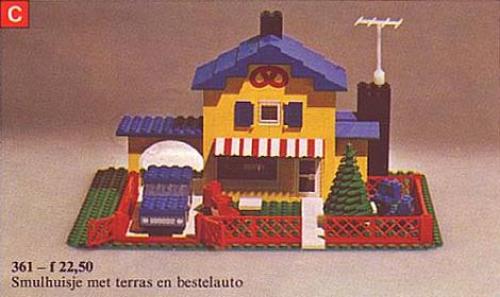 LEGO LEGOLAND Tea Garden Cafe with Baker's Van (361-1)