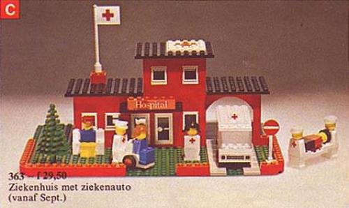 LEGO LEGOLAND Hospital with Figures (363-1)