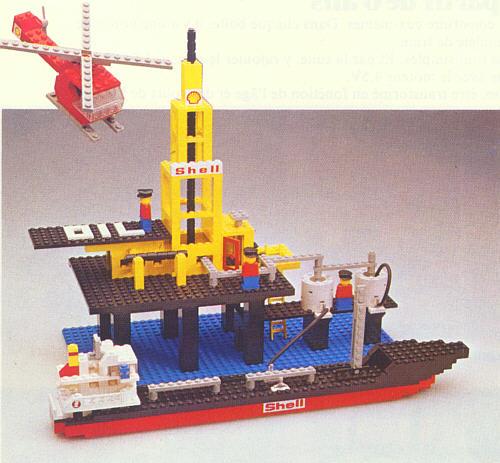 LEGO LEGOLAND Offshore Rig with Fuel Tanker (373-1)
