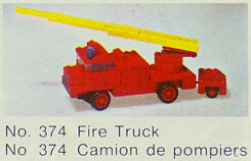 LEGO LEGOLAND Fire Engine (374-2)