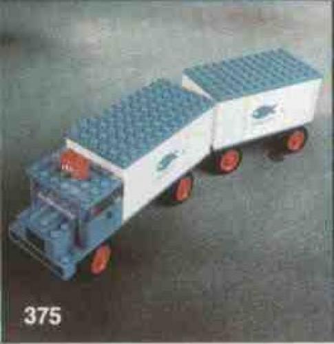 LEGO LEGOLAND Refrigerator Truck and Trailer (375-3)