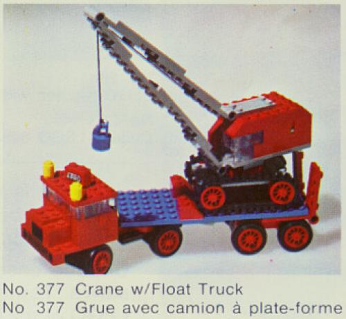 LEGO LEGOLAND Crane with Float Truck (377-2)
