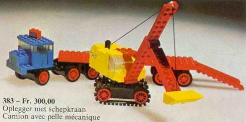 LEGO LEGOLAND Truck with Excavator (383-1)