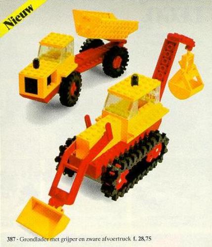 LEGO LEGOLAND Excavator and Dumper / Road Construction Vehicles (387-1)
