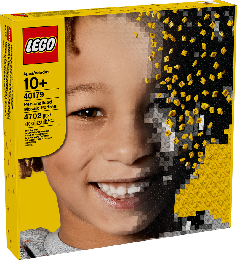 LEGO Sculptures Personalised Mosaic Portrait (40179-1)