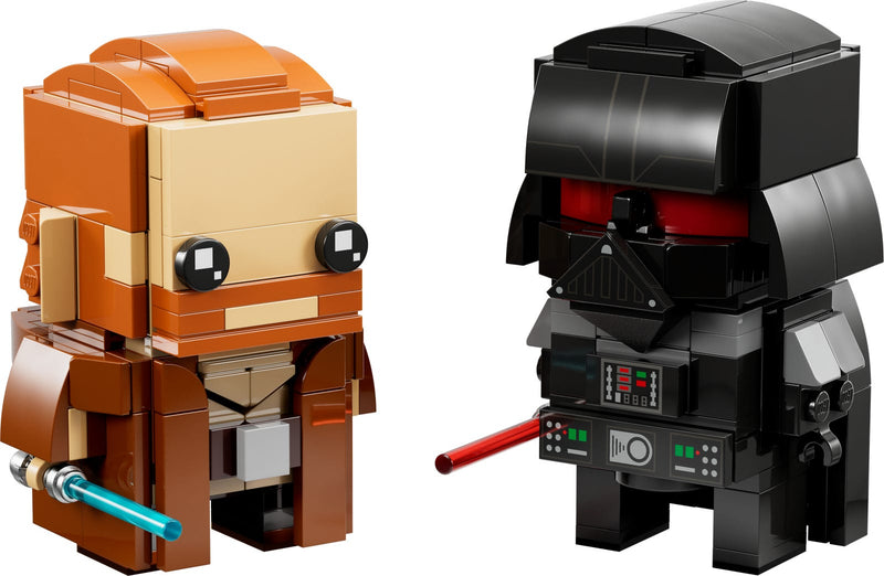 LEGO BrickHeadz Obi-Wan Kenobi & Darth Vader {Star Wars Celebration 2022 Version} (40547-2)