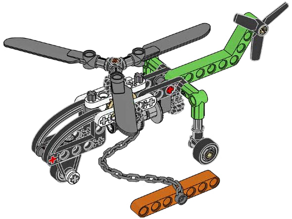 LEGO Technic Heavy Lift Helicopter paper bag (412402-1)